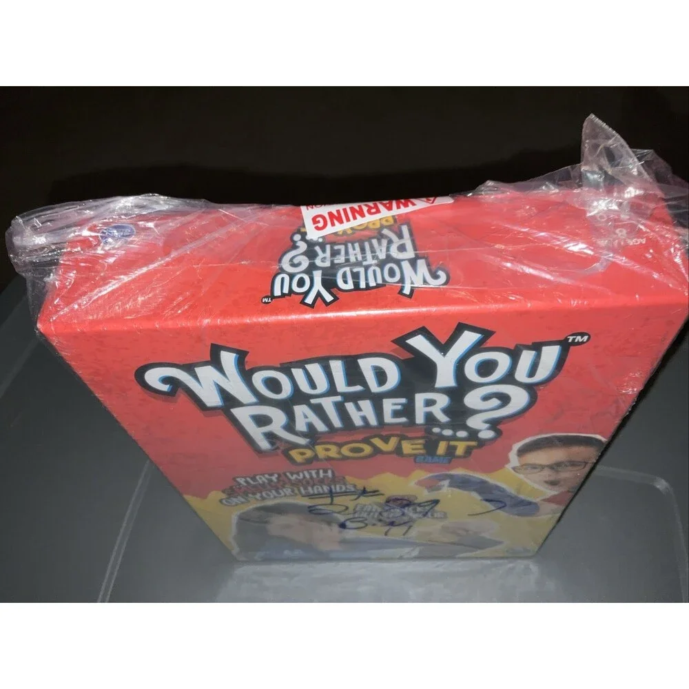 Would You Rather? Prove It Game By Spin Master Ages 8+ New Sealed 3-6 Players